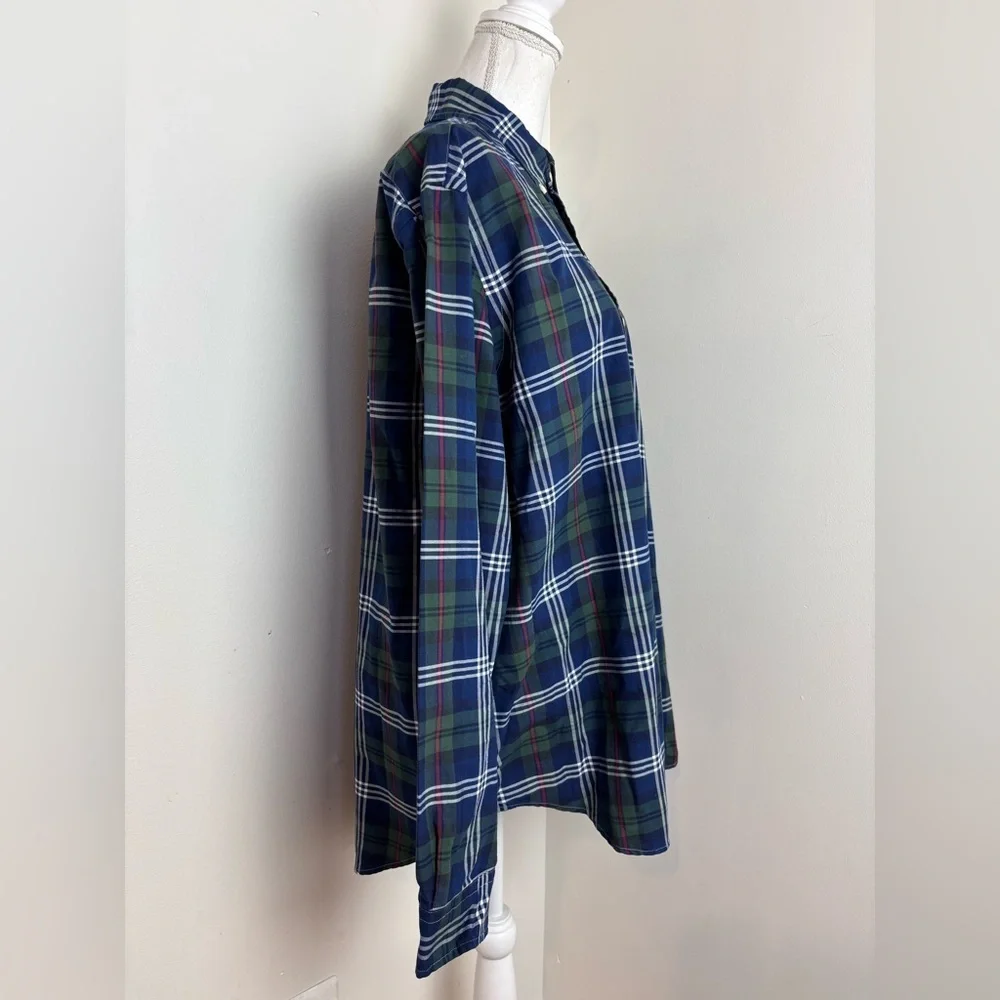 Ralph Lauren Plaid Cotton Button-Down Classic Fit Tartan Shirt Size XL NWOT